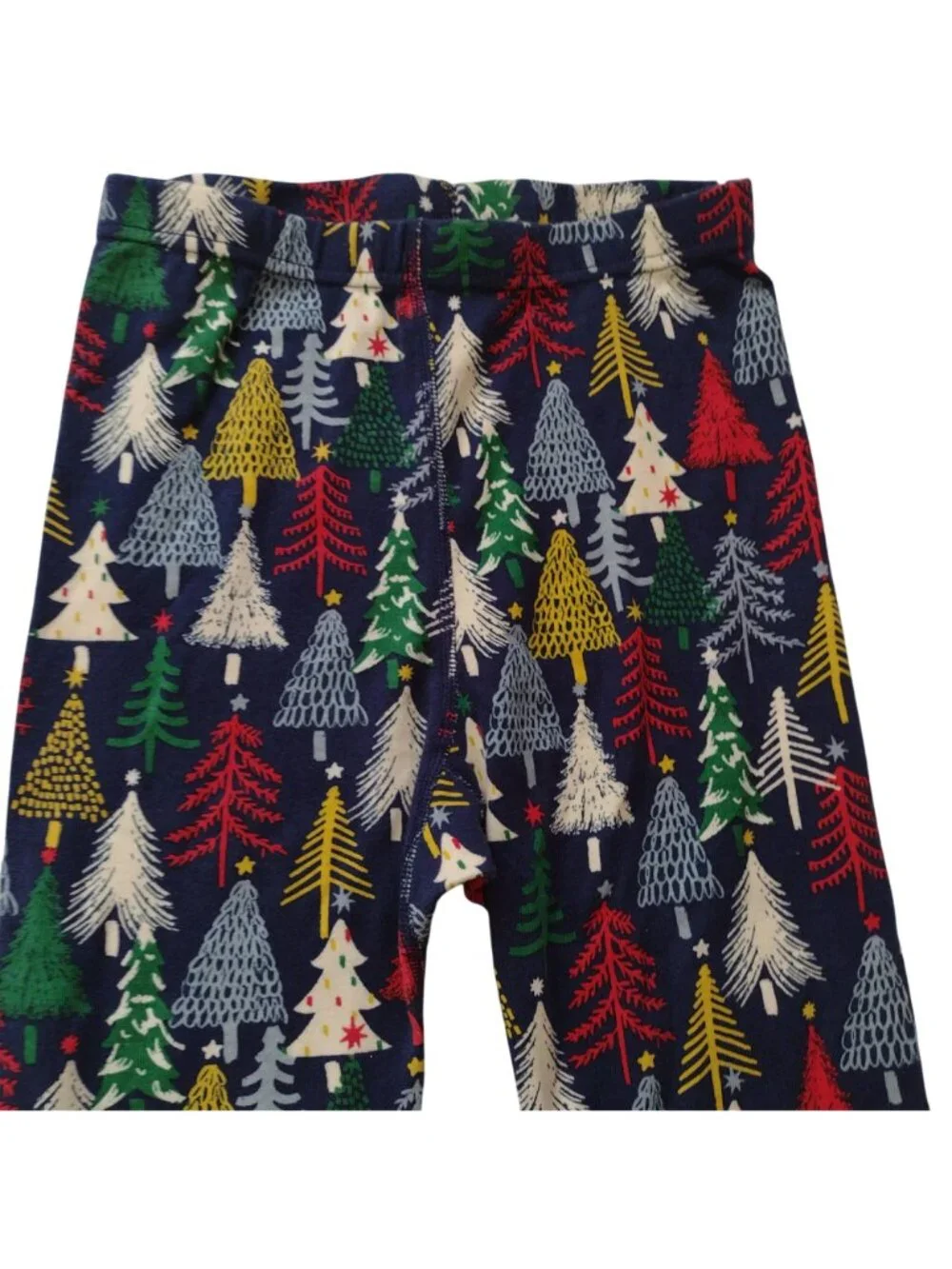 Hanna Andersson Kids Christmas Tree Pajama Set 12 Organic Cotton Holiday PJs